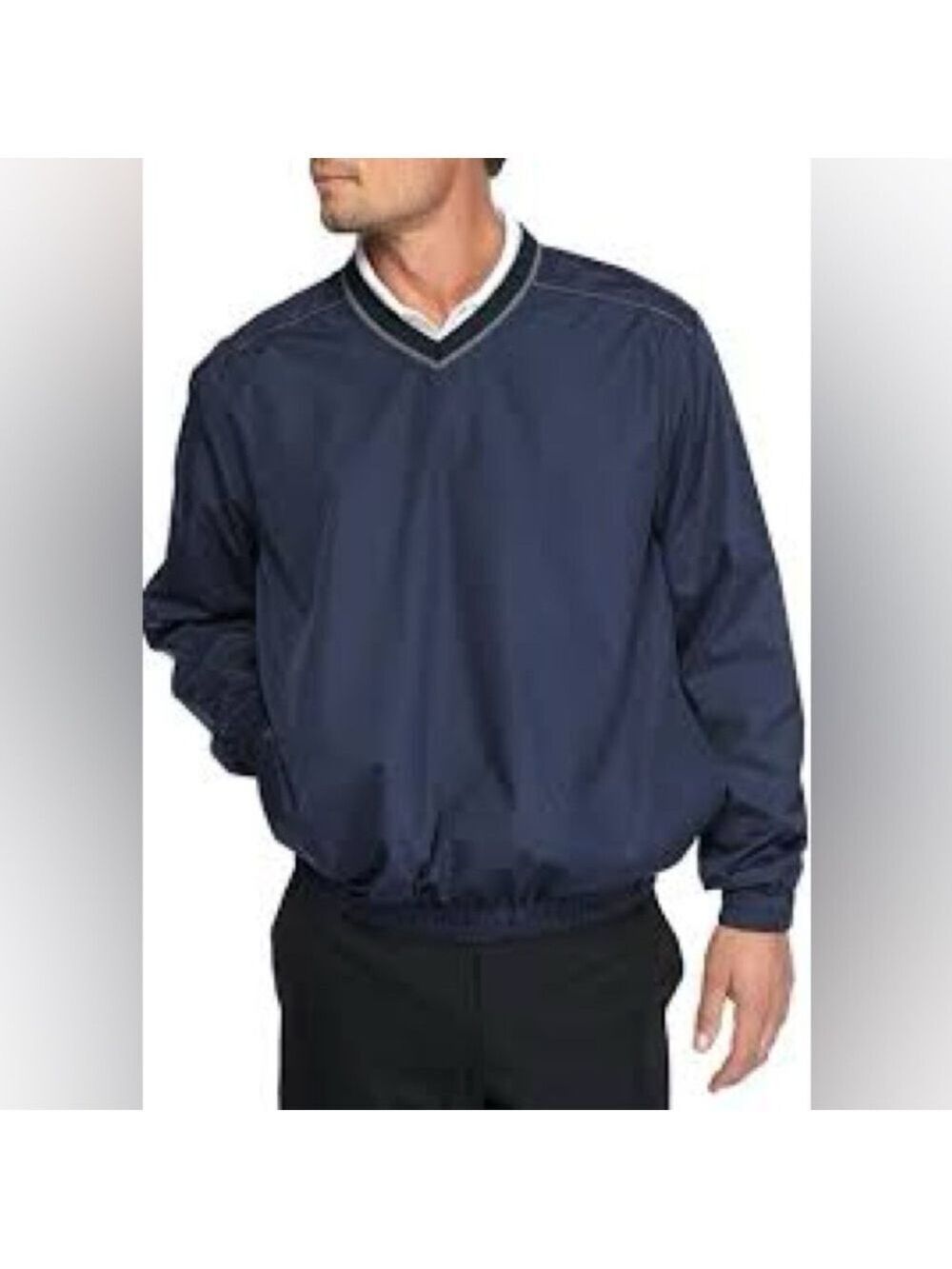 PGA Tour Men's V-Neck Windbreaker Large